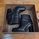 Coach  Justina Black Ankle Boots Women's Beaded Chain Accents size 6.5 Photo 12