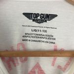 Top Gun Maverick | Cropped White Fly Girl Top sz Large (11 Photo 2