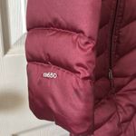 Eddie Bauer  EB650 Women Maroon Faux Fur Removable‎ Hoodie Goose Down Coat Sz XS Photo 8