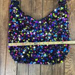Colorful Multicolor Sequin Women's shoulder party nightclub Bag nwot Blue Photo 2