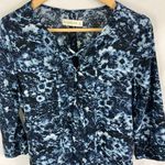 Abercrombie & Fitch  Lace Up Watercolor 3/4 Sleeve Dress Size Small Photo 1