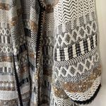 Chico's Chico’s Open Front Mixed Textured Knit Cardigan Sweater Jacket ~ Size 2 Photo 4