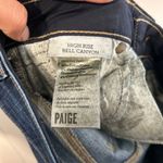 Paige  Denim Flare Jeans Size 25 Dark Wash | Premium Stretch Bootcut Mid Rise Photo 4