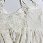 Farm Rio NWOT  Linen Blend White Sleeveless Maxi Dress Size M Photo 9