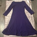 Jones New York Jones NY Purple Swing Sweater Dress S Rockabilly Classic Corporate Siren Preppy Photo 2