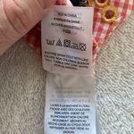 Madewell blouse sleeveless embroidered at bottom gingham print size small Photo 7