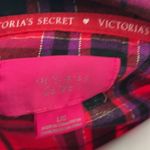 Victoria's Secret Victoria’s Secret Dreamer Red Plaid Sleep Shirt L Photo 5