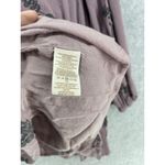 Free People Women's Dress Trapeze Mauve Floral Size Small Long Sleeve Lined Photo 4