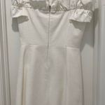 Rebecca Taylor White Off Shoulder Dress - Ruffle Photo 4