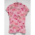 Daily Sports Camouflage Pink Short Sleeved Mesh Polo Shirt Size L Size L Photo 2