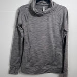 Kyodan Outdoor Womens Size Small P Gray Heathered Funnel Pullover Top Activewear Photo 0