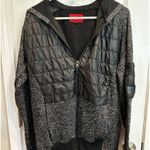 Truth Substance Common Sense Zip Up Sweater/Jacket XL Black Gray Photo 0