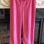 The Comfy  Cozy Pink Fleece Drawstring Pajama Pants Capelli Roomy Oversized Small Photo 1