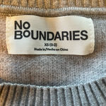 No Boundaries  Cropped Bow Sweater Size 0-2 Photo 2