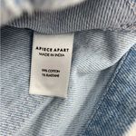Apiece Apart  Light Wash Jean Shorts  Claro High Rise size‎ 2 Photo 3
