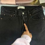 Abercrombie & Fitch  The 7” Dad Short High Rise Size 6 Black Denim Photo 3