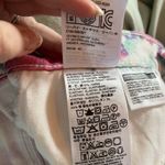 Levi's Levi’s White and Bright Watercolor Cutoff Raw Hem Denim Jean Shorts Size 8 Photo 7