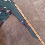 Hollister Size Small S Geometric Triangle Abstract Green Sweater Winter Photo 2