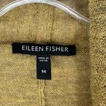 Eileen Fisher Olive Green Melange 100% Baby Alpaca Cardigan Sweater Size Medium Photo 4
