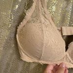 Aerie Real Good Peach Padded Lace Bralette Bra Top 38C Photo 3