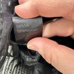 ILMNE Black Silk Asymmetrical Stunning Formal Sleeveless Top Striped Women's XS Photo 3