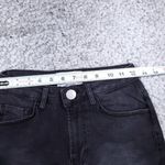 One Teaspoon  2020 Black Swan Denim Mini Skirt Size 25 NWT Raw Cutoff Hem Stretch Photo 8