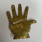 Beth Piver Designs Vintage 90’s Steampunk Pin Handmade Mixed Metals Handmade Photo 1