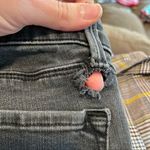 J Brand Grey Mid Rise Skinny Jeans Womens 23 Raw Hem Stretch Denim Casual Photo 7