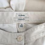 Vintage 90s L.L. Bean Beige Khaki High Rise Original Fit Roomy Shorts Size 10 Tan Photo 4