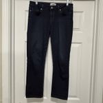 Paige  Jeans Womens 29 Manhattan Dark Blue Indigo Wash Bootcut Stretch Denim Photo 1