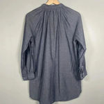 J Crew Blue Chambray Pullover Top Minimalist Denim Preppy Basic Blouse Women’s S Photo 3