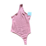 SheIn Women's Rose Pink Cold Shoulder Body Suit Photo 1