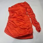 Michael Costello  x REVOLVE Oscar Mini Dress in Red Orange Medium Photo 11