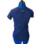 Athleta Jet Stripe Fastest Track Tee Women's Size S Yoga Sportswear Workout Photo 2