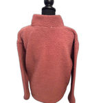 PINK - Victoria's Secret Victoria's Secret PINK Teddy Jacket Partial Zip Size Medium M High Collar Photo 2