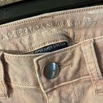 American Eagle  Outfitters Crop Jeggings Pink Denim Stretch size 00 Photo 5