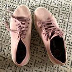 new women's native monaco low canvas WX blush pink & bone white sneakers size 8 Photo 1