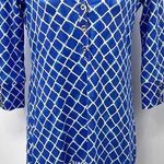 Lilly Pulitzer  Blue Grotto Tide Up Ansley Polo Dress Women's Size XXS Photo 0