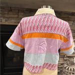 Free People Pastel Striped Short Sleeve Top Photo 10