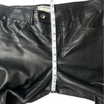 Free People Black Vegan Faux Leather Womens Skinny Jeans Size 10 Photo 5