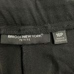 Briggs New York  Petite Women's Pants Size 16P - Black Photo 3