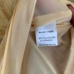 Lucy Paris  Embroidered Gold Fit & Flare Dress Size Medium Photo 5