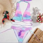 Unicorn halter bikini set Pink Photo 1