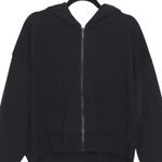 Zella  Swoop Full Zip Hoodie Black Size 2X Photo 3