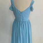 Mystic Cinderella Blue Cold Shoudler Cocktail Dress Photo 1