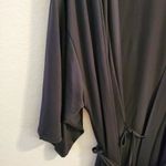 Joyspun Women's Black Soft Knit Robe With Pockets, Size (2X Photo 1