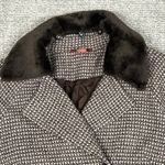 Sundance  Jacket Womens XL Brown Tweed Wool Blend Double Breasted Pea Coat Photo 1