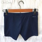 Nike 🔃 Dri-Fit Blue Activewear Stretch Shorts Photo 1