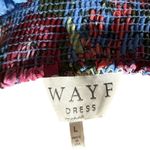 WAYF  Botanical Flyaway Cornflower Blue Floral Women’s Sleeveless Maxi Dress Lrg Photo 12
