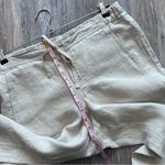 Nwt J. Jill love‎ linen pull on pants oatmeal women’s petite L Tan Size undefined Photo 2